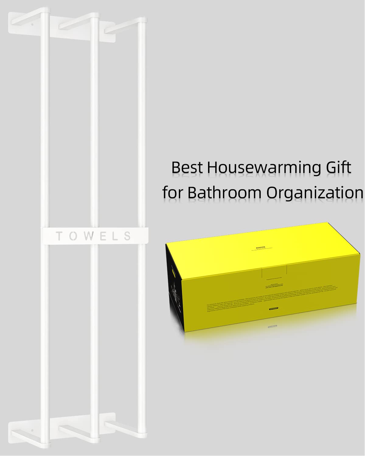 Towel Holders For Bathroom Wall Mounted, Bethom Towel Storage For Small Bathroom, Wall Towel Rack For Rolled Towels Bath Washclo