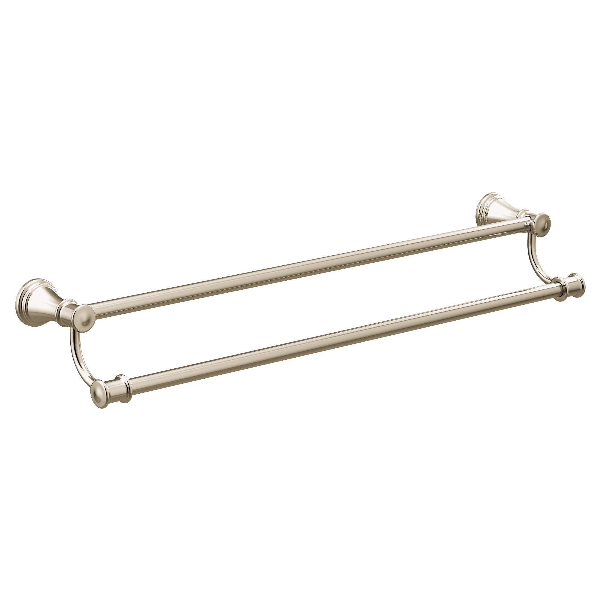 Moen YB6418NL Belfield 24-Inch Bathroom Double Towel Bar, Polished Nickel