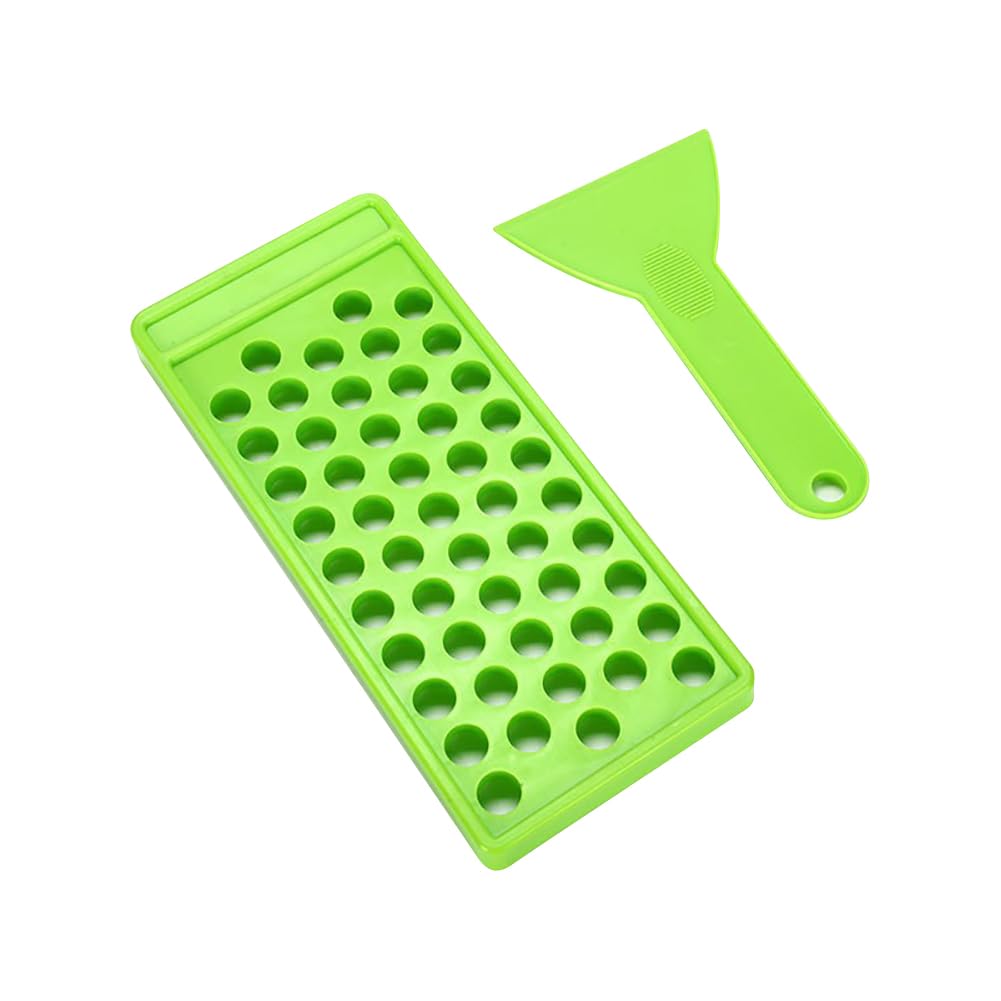 UUYYEO Lip Gloss Filling Tray and Spatula Set Lip Balm Filling Mold Lipstick Filled Tray Scraper Chapstick Making Tools Portable