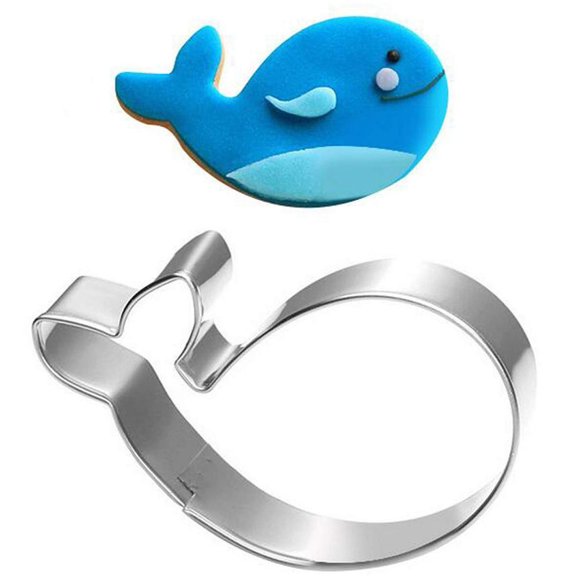 Eokoaiee Whale Cookie Cutter - Stainless Steel