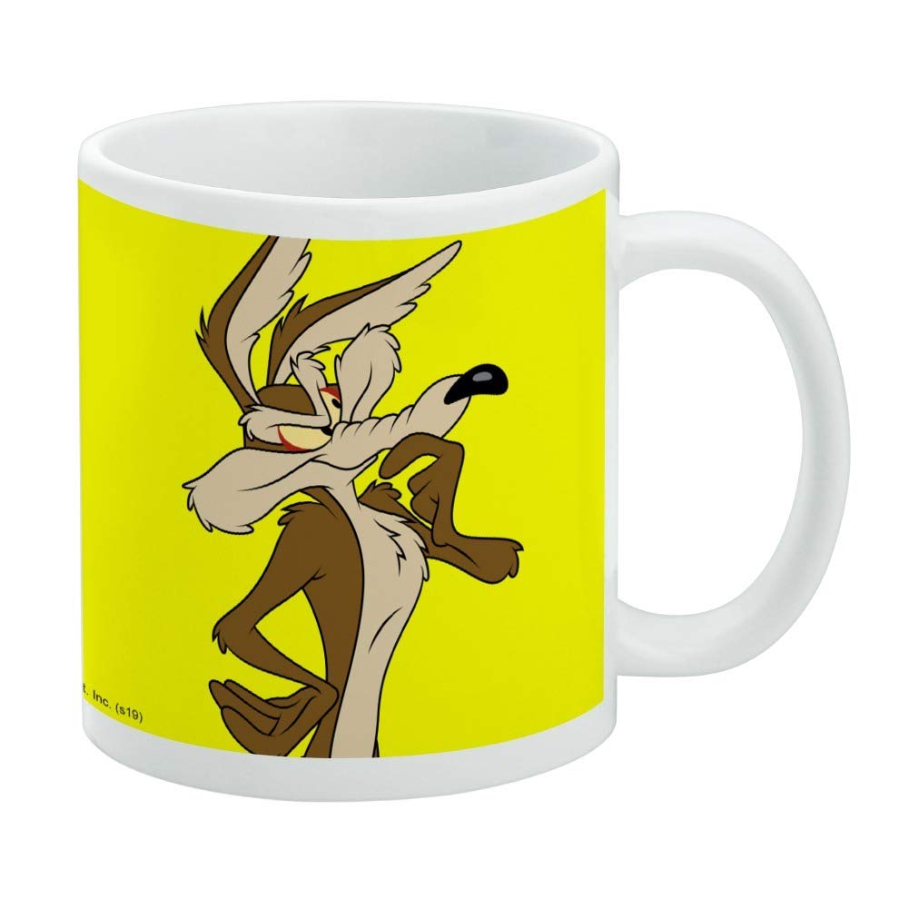 Graphics & More Looney Tunes Wile E Coyote Ceramic Coffee Mug, Novelty Gift Mugs For Coffee, Tea And Hot Drinks, 11Oz, White
