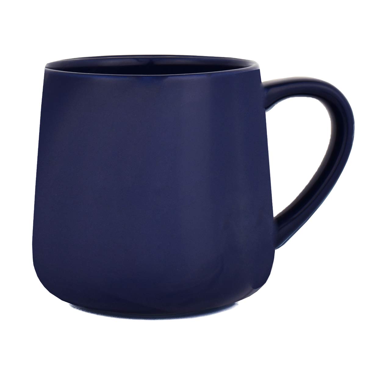 Bosmarlin Large Glossy Ceramic Coffee Mug, Tea Cup For Office And Home, 18 Oz, Suitable For Dishwasher And Microwave, 1 Pack (Ro