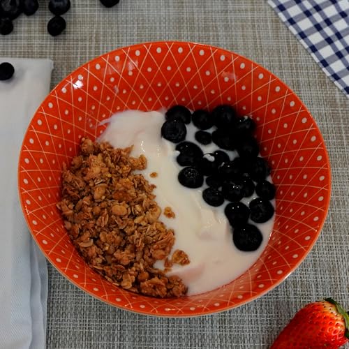 Certified International Porcelain Chelsea 6.25''Bowls, Set Of 6,Multicolored