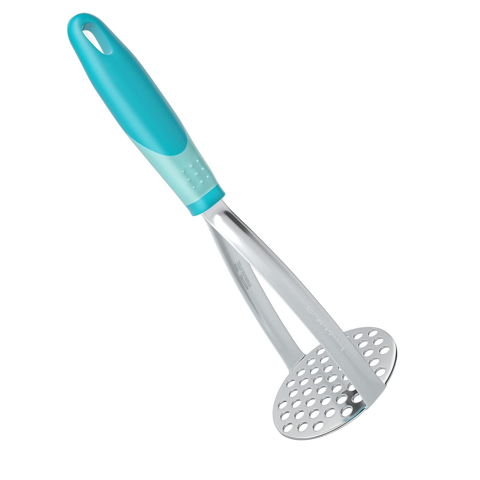 Joyoldelf Heavy Duty Potato Masher, Stainless Steel Integrated Masher Kitchen Tool & Food Masher/Potato Smasher With Non-Slip Ha