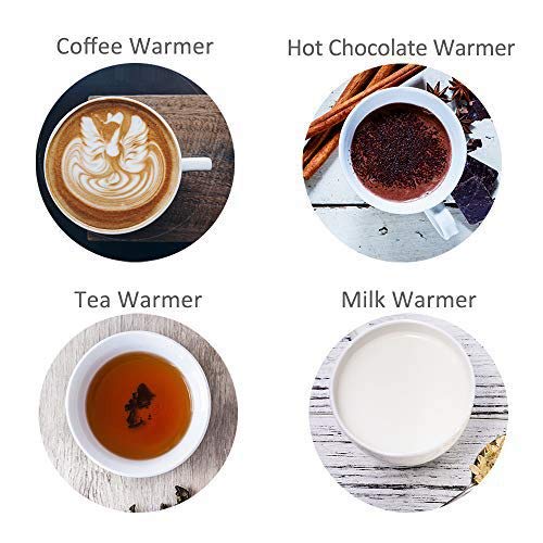 VOBAGA Coffee Mug Warmer - Electric Beverage Warmer with 3 Temperature Settings, X-mas Black, Model VOB-10-X-mas, Auto Shut Off
