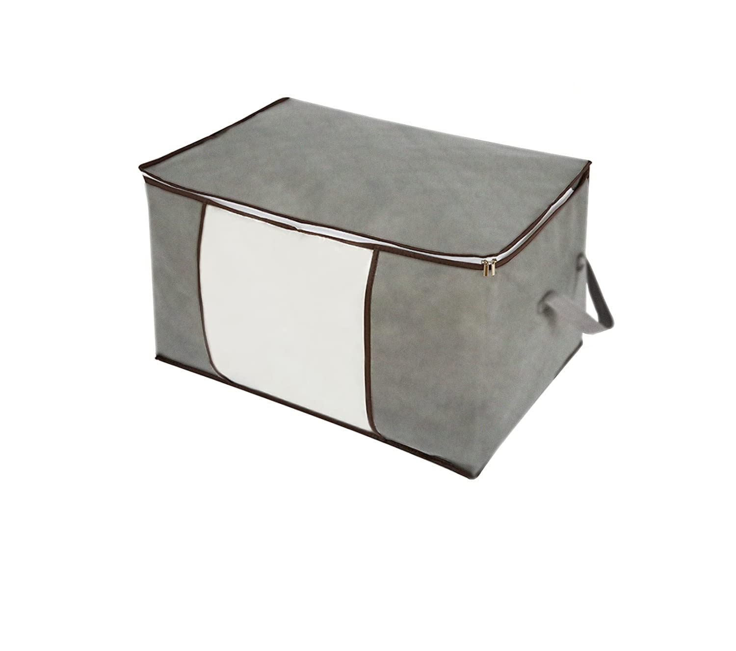 Arvanaindia Blanket Storage Bags Extra Large and Closet Organizer | Wardrobe Organiser for Clothes Foldable with Zip | Cupboard