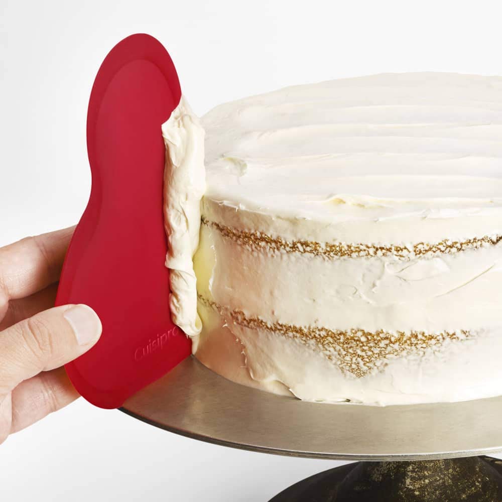 Cuisipro 0065506365053 Bowl Scraper, Stainless Steel Red, One