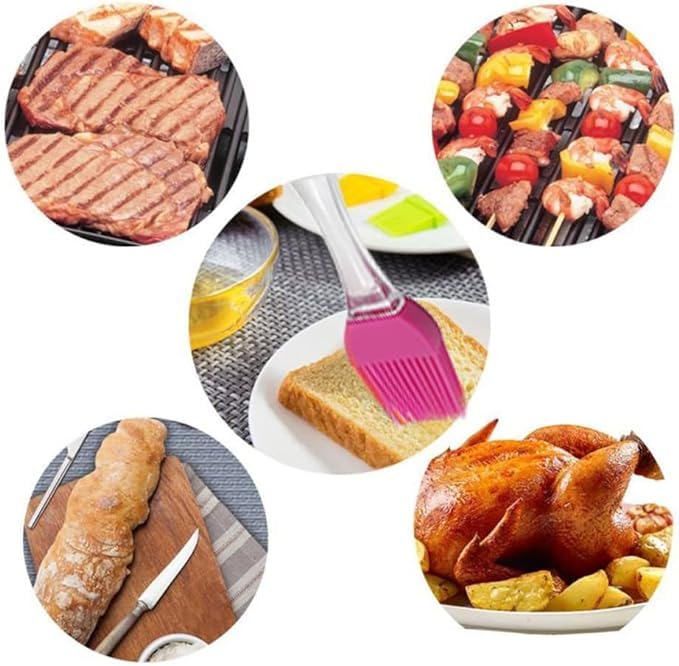 Utoolmart Silicone Basting Pastry Brushes, For Bbq Meat, Cakes & Pastries, Heatproof, Flexible, Kitchen Cooking, Food Grade Mate