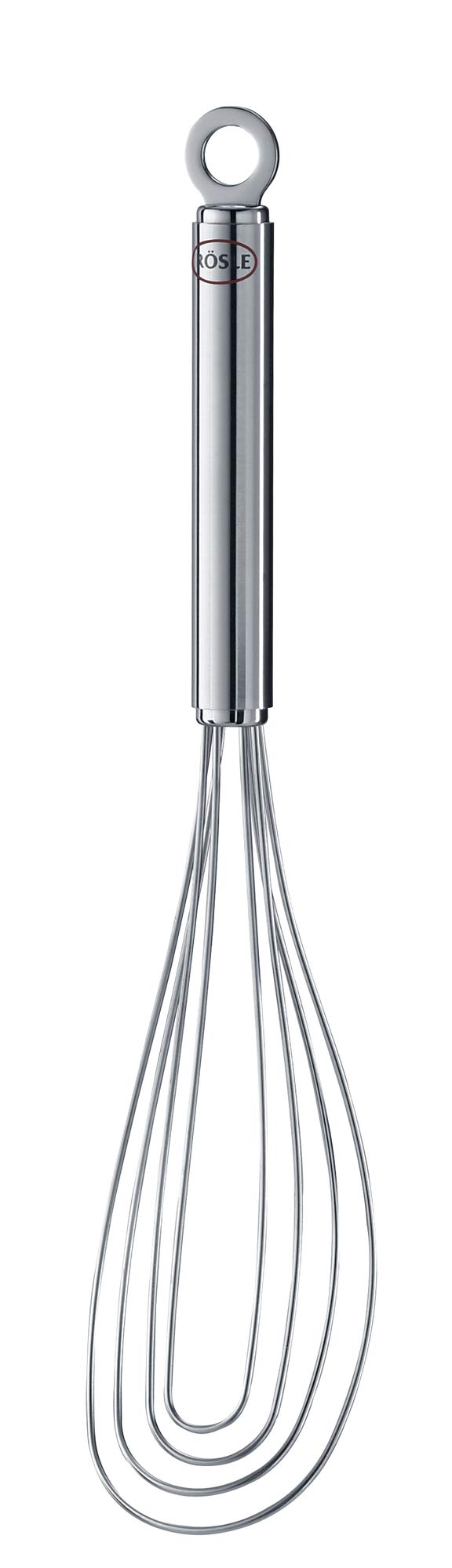 Rsle Stainless Steel Flat Whisk, 8 Wire, 8.7-Inch