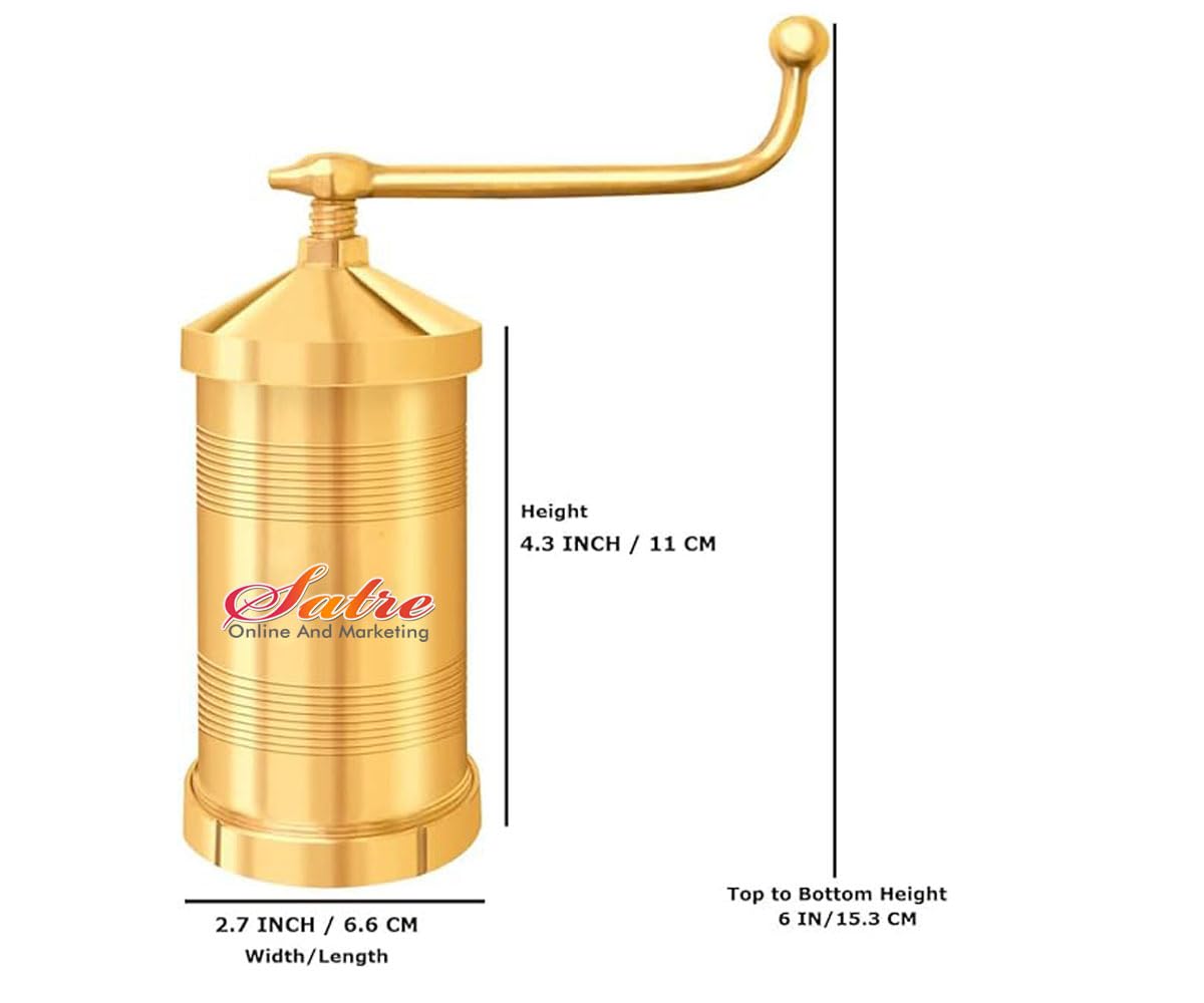 Manual Pasta Maker,Shev Maker,Sev Sancha Gathiya Murukulu Janthikulu Maker Machine With 6 Different Jali - Brass