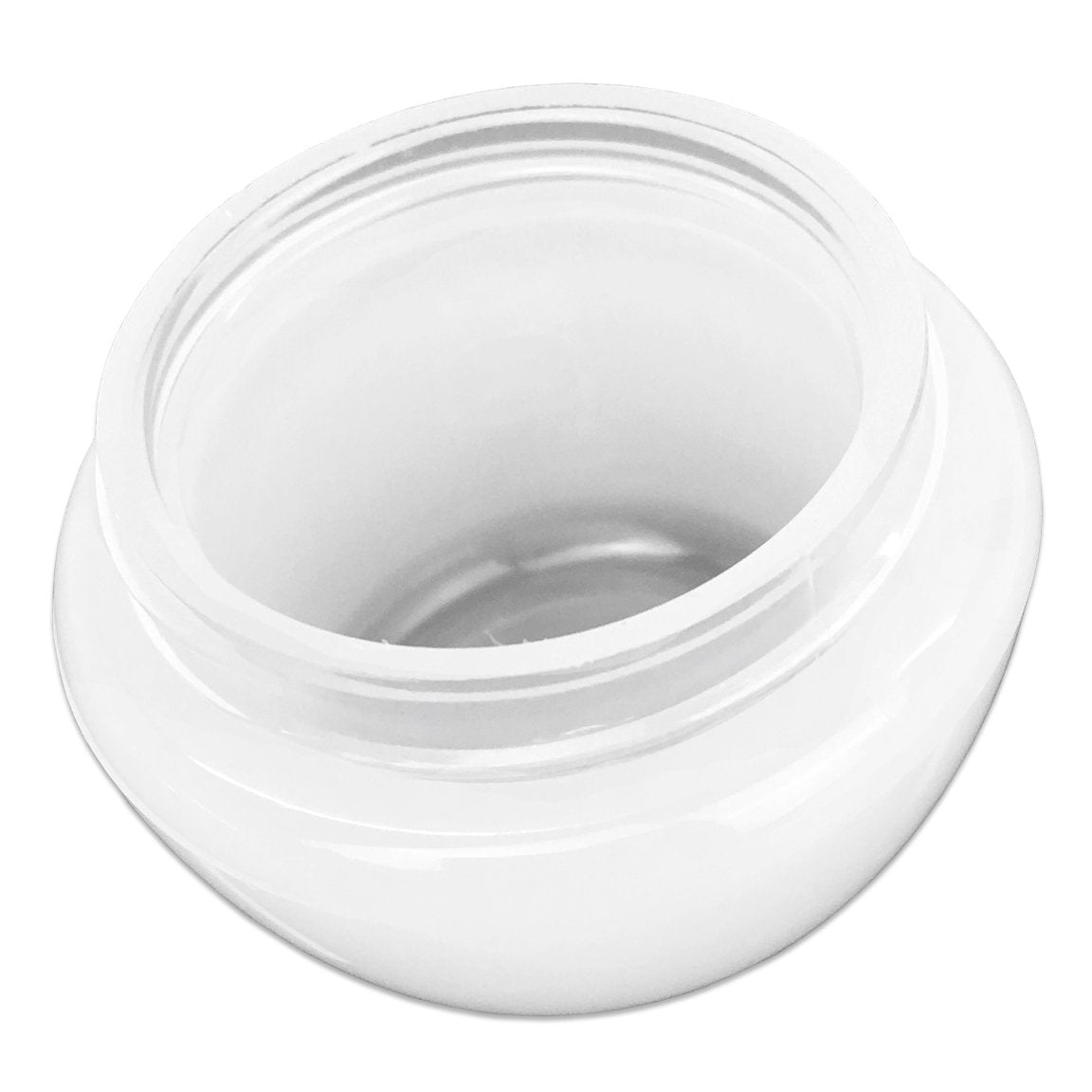 Beauticom 48 Pieces 20G/20Ml White Frosted Container Jars With Inner Liner For Homemade Moisturizers, Lotions, Skin Care Product