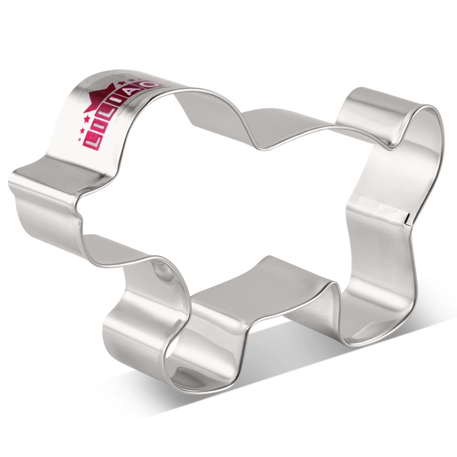 Liliao Puppy Cookie Cutter For Homemade Dog Biscuit Treats - 4.5 X 3 Inches - Stainless Steel