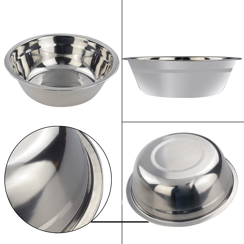 Eagrye Stainless Steel Mixing Bowls/Metal Prep Bowls, Set Of 4