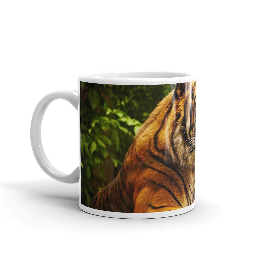 The NK Store Wild Life Tiger Printed Tea and Coffee Mug 330 ml Gift for Any Occasion Tea Cups/Gift for Kids/Mugs for Friends/Mug