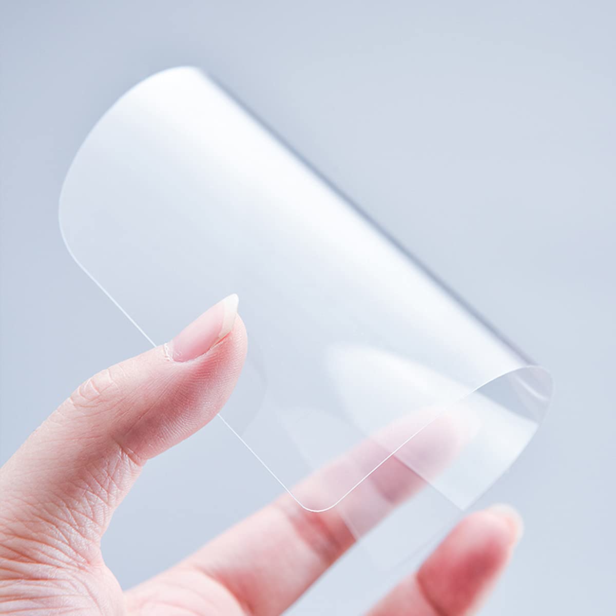 Woohome 50 Pcs Transparent Cake Cream Scraper Plastic Cake Scraper Decorating Clear Icing Comb Contour Decorating Set For Bread