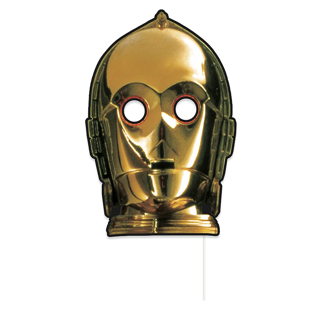 Star Wars Photo Booth Props (Pack Of 8) - Multicolor Cardboard - Ultimate Party Accessory For Kids' Birthdays & Themed Events