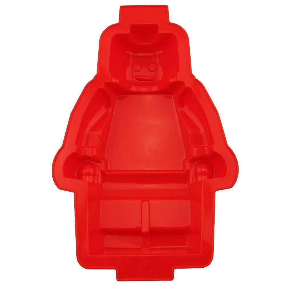 Cherion Silicone Cake Mold - Large Red Robot Figure, Perfect for Kids & Adults, Model 8541887446
