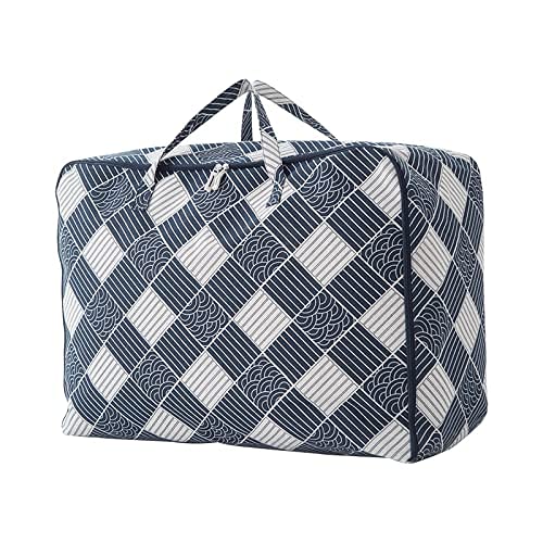 New Snehari (70 * 50 * 30 Cm) (Multi Print) 210D Oxford Storage Bag | Custom Foldable Blankets,Clothes Closet Organizer (Set Of 