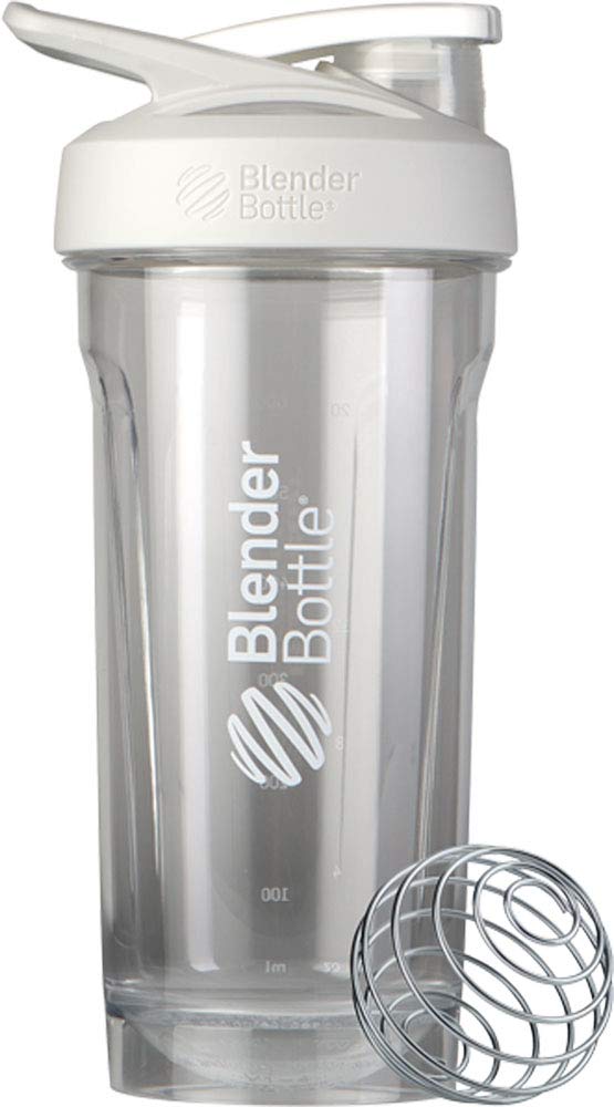 Blenderbottle Strada Shaker Cup Perfect For Protein Shakes And Pre Workout, 28-Ounce, White