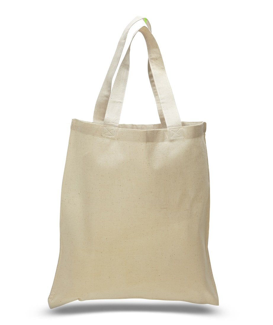 Set Of 6 Blank Cotton Tote Bags Reusable 100% Cotton Reusable Tote Bags Natural