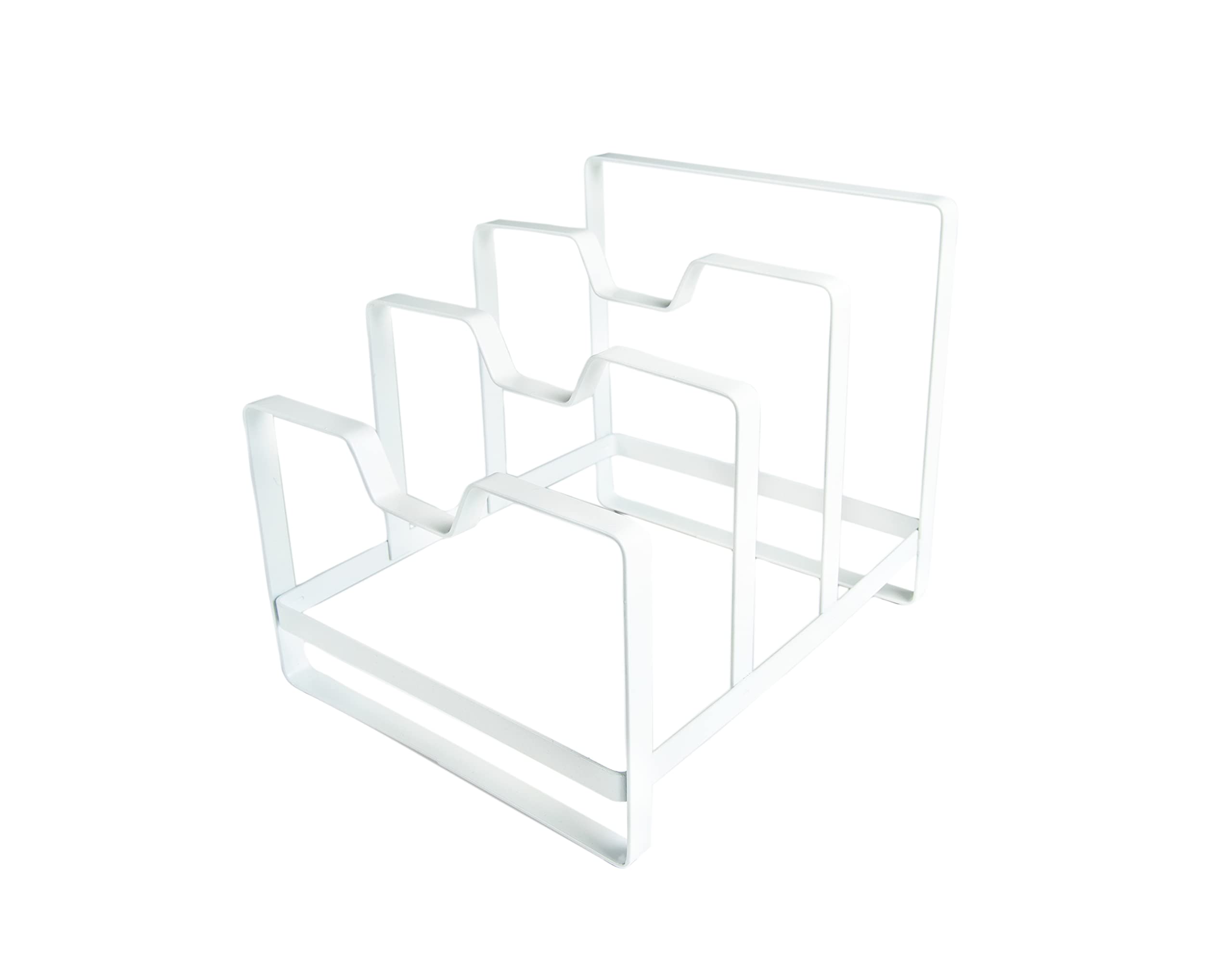 Kitchen Spaces Pot And Pan Organizer, White