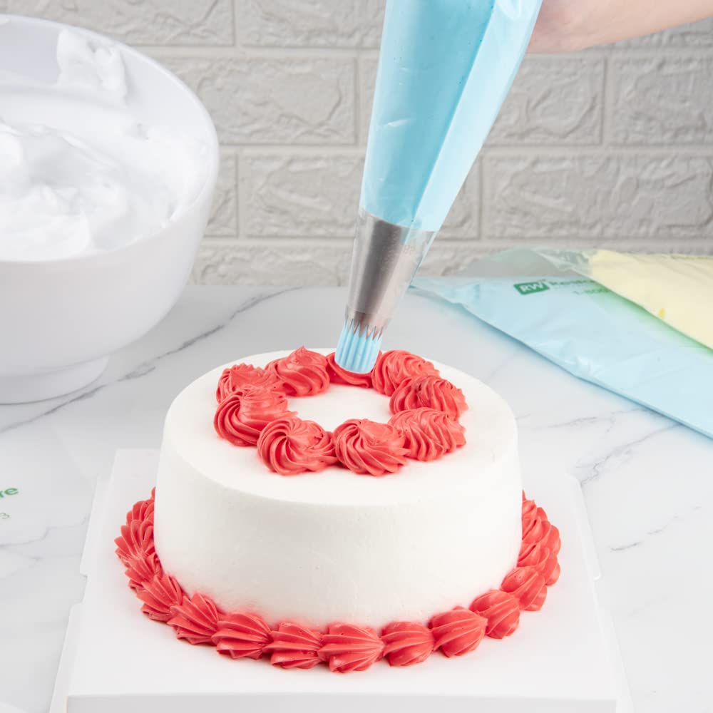 Restaurantware Pastry Tek Piping Tip 1 Round Round Tip For Icing - #10 Corrosion-Resistant Stainless Steel Icing Tip Dishwasher-