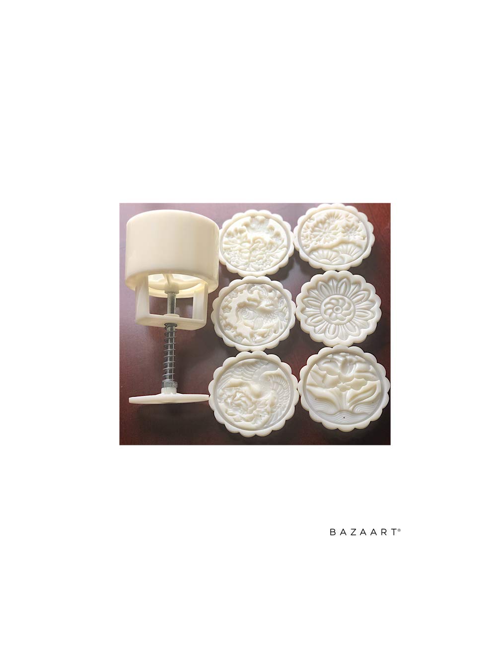 Giftshop12 Mooncake Molds Cookie Cutter Molds Round 150G-185G