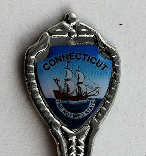 Connecticut State Souvenir Collectible Mini Spoon 3'' Lpco