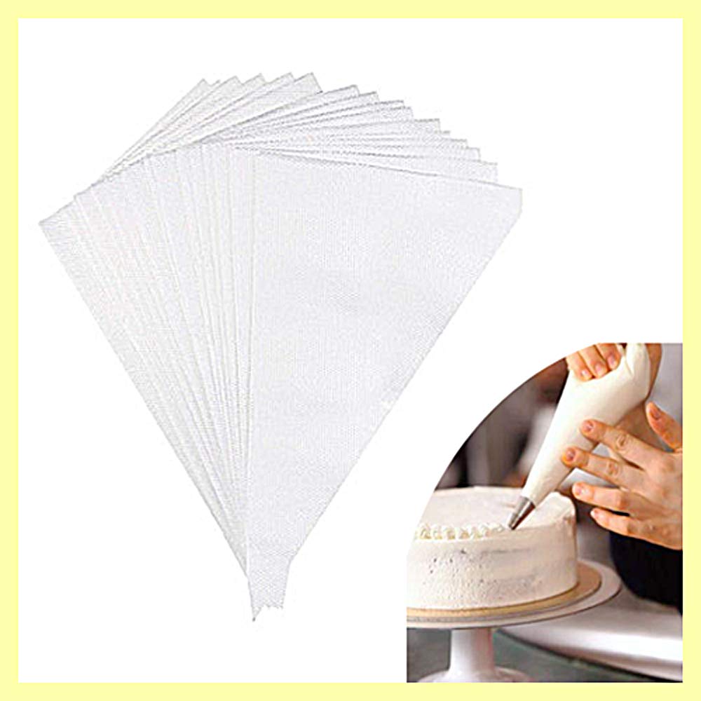 Dadam Pastry Piping Bags Set Of 100 - Disposable Cake Decorating Bags - Thickened Icing Piping Bag Cake Cupcake Decorating Bags