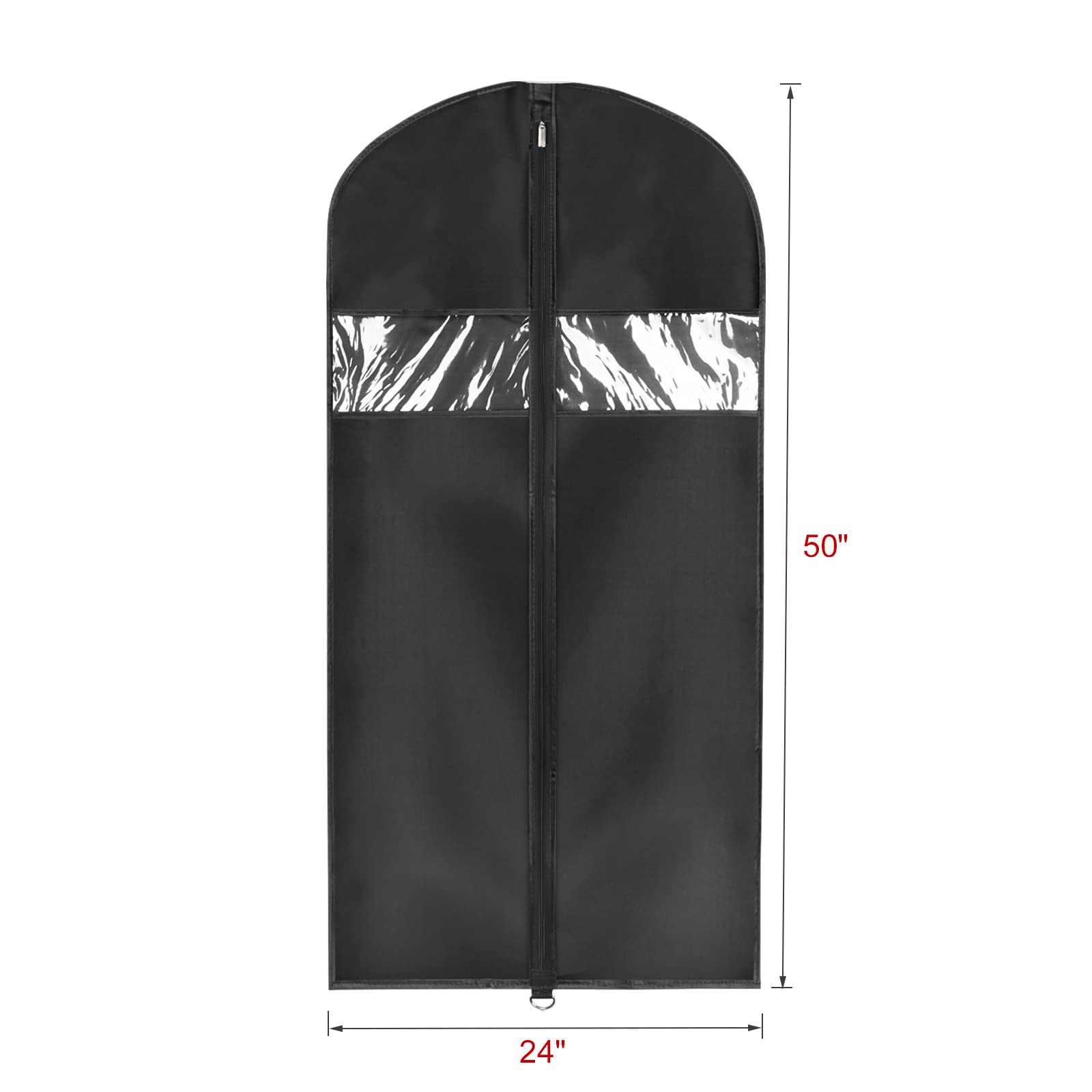 Univivi Lightweight Garment Bag Suit Bag For Storage And Travel (24 ''X50 ''-5Pcs - Oxford)