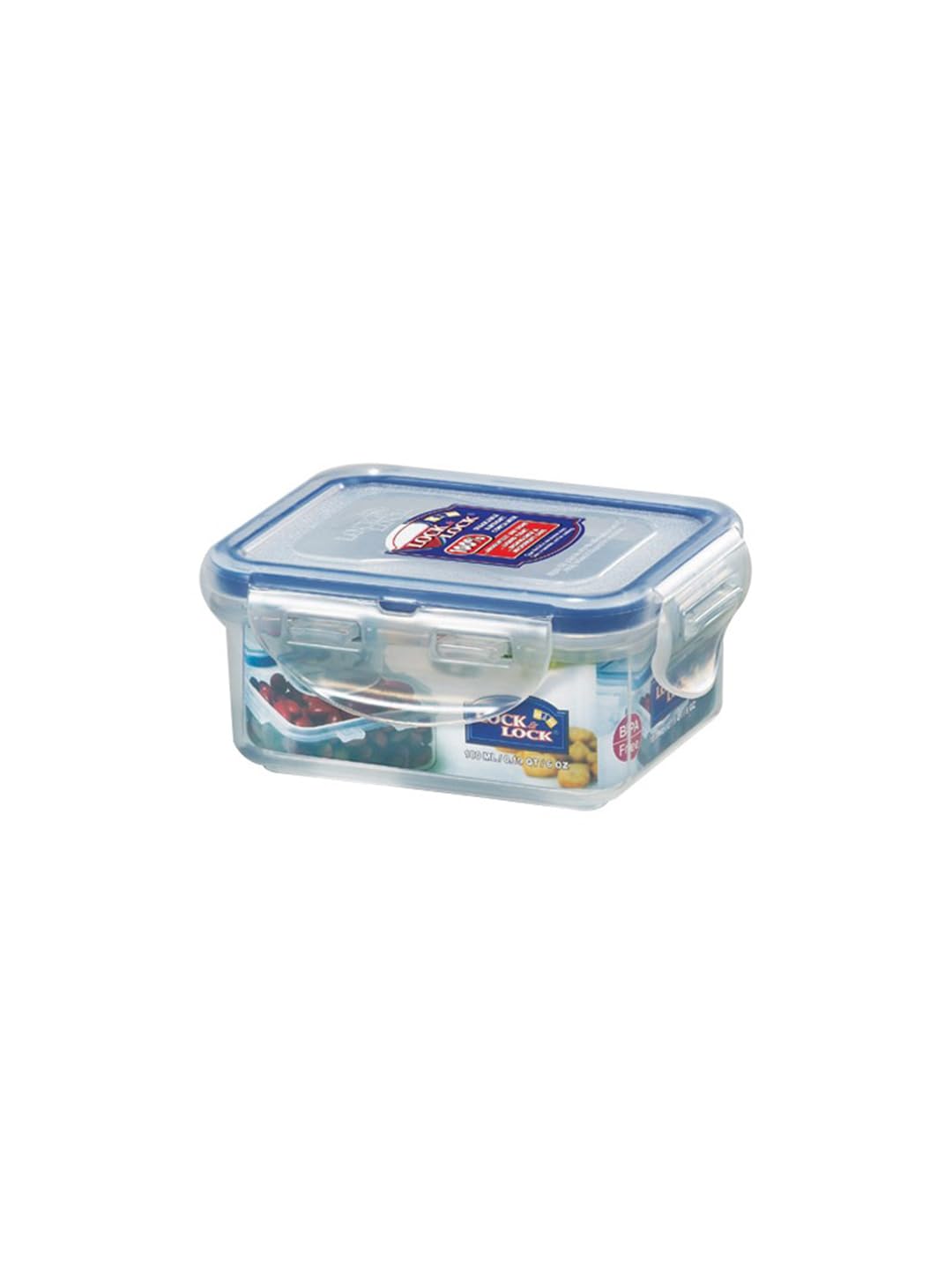 Lock and Lock BPA Free Rectangular Food Container with Leak Proof Locking Lid, Short, 0.7-Cup, 6.1 Fluid Ounce