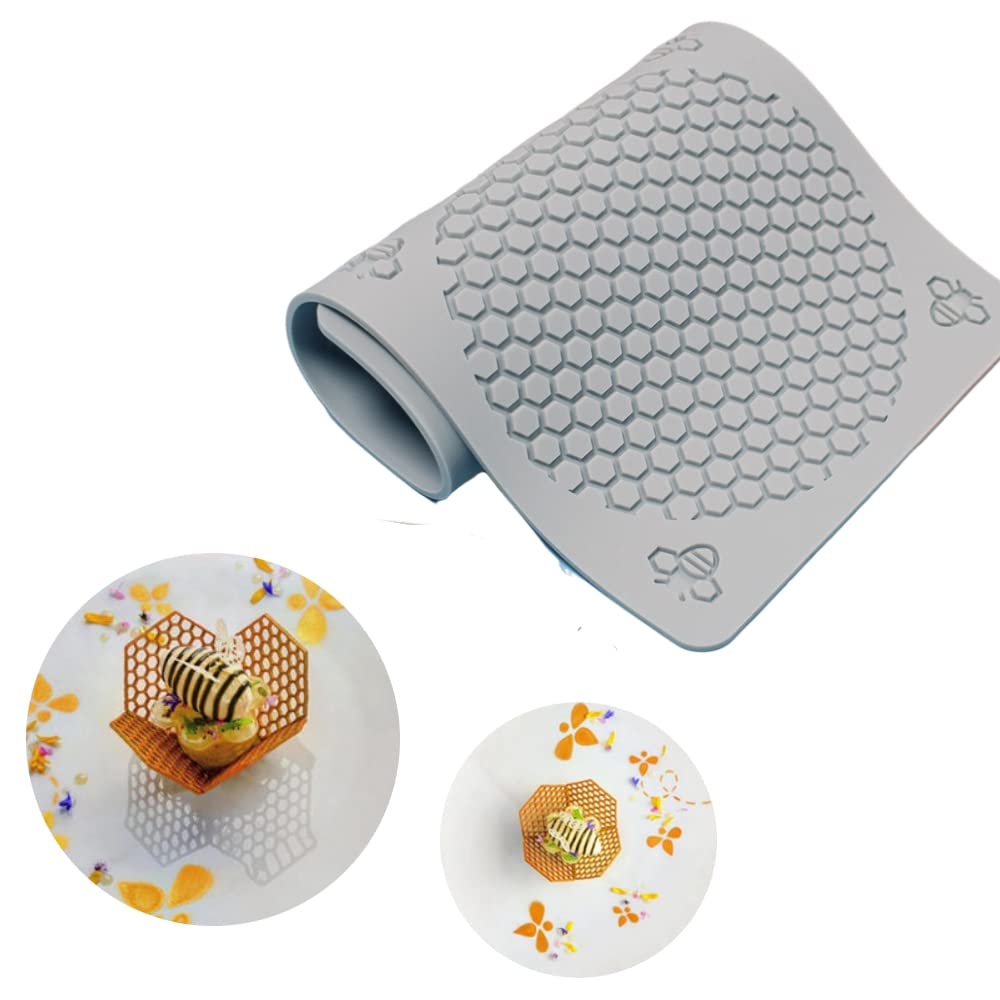 Honeycomb Bees Silicone Fondant Cake Mold For Kitchen Cake Cupcake Decorating Beehive Silicone Baking Molds Chocolate Candy Mold