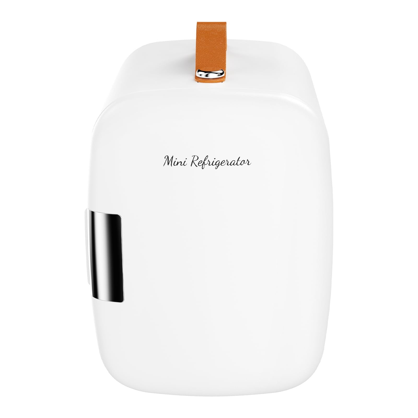 Sweetcrispy Mini Fridge for Bedroom, Office & Car, Portable 4L/4.23QT Mini Refrigerator for Skincare with Handle, Ultra-Quiet En