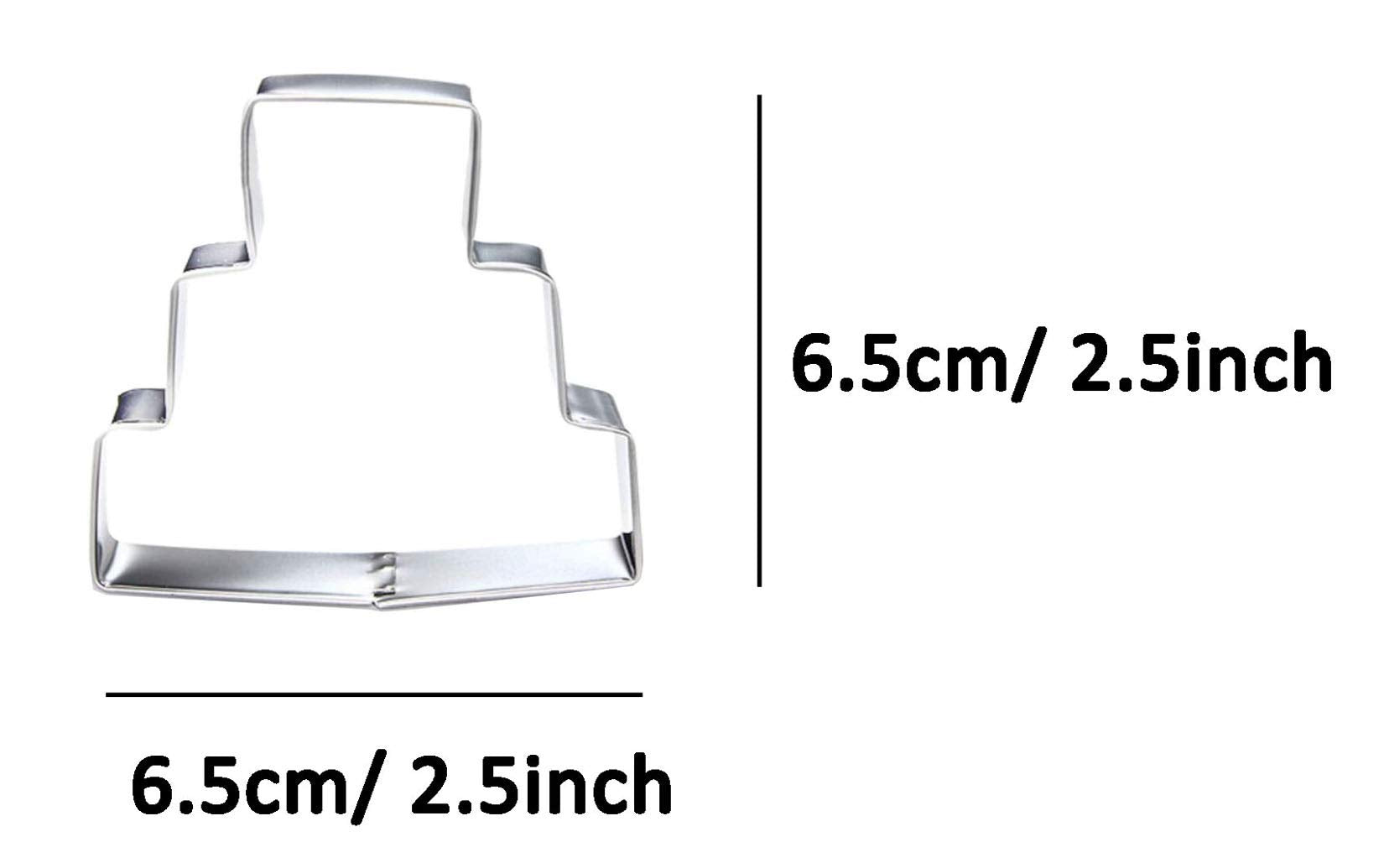 Wjsyshop Wedding Cake Cookie Cutter