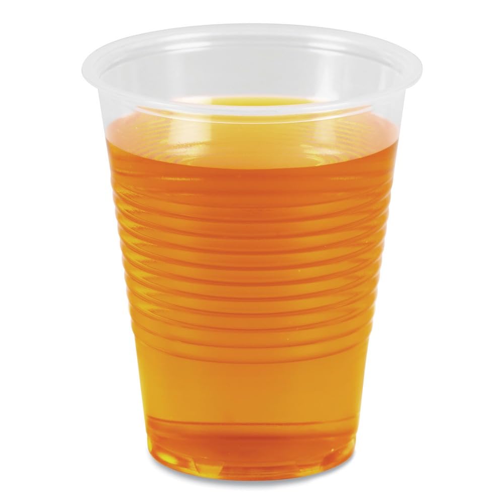Boardwalk BWKTRANSCUP10CT 10 oz. Polypropylene Plastic Cold Cups  Translucent (1000/Carton)