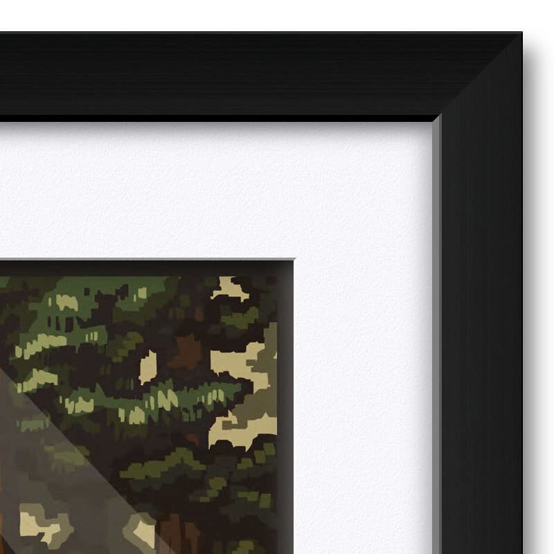 California Redwoods Car Thru Tree Professionally Framed & Matted Art Print From Travel Artwork By Artist Paul A. Lanquist Framed