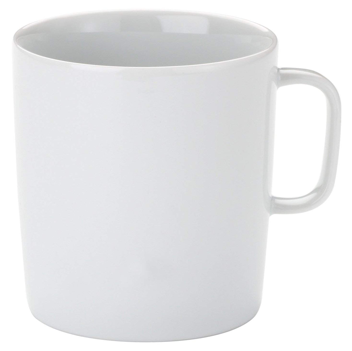 A Di Alessi 3-1/4-Inch Platebowlcup Mug, White Porcelain, Set Of 4