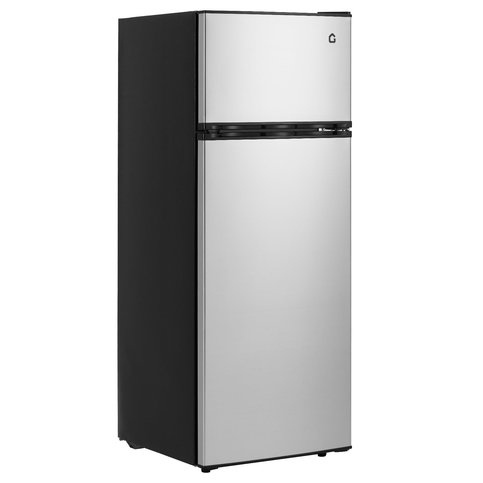 ExploreHorizon 7.5 Cu. Ft. Compact Refrigerator | Two Door Mini Fridge with Energy-Efficient & Quiet Operation | for Dorm, Offic