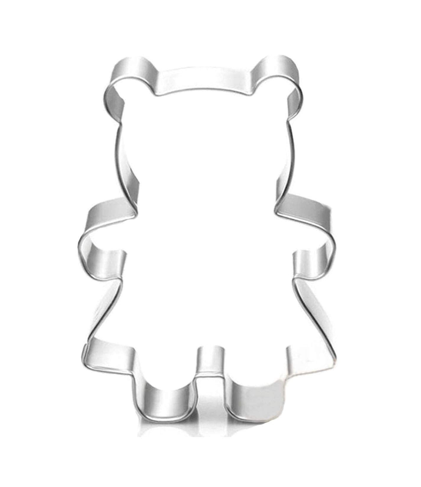 Wjsyshop Cartoon Female Skirt Bear Cookie Cutter Stainless Steel