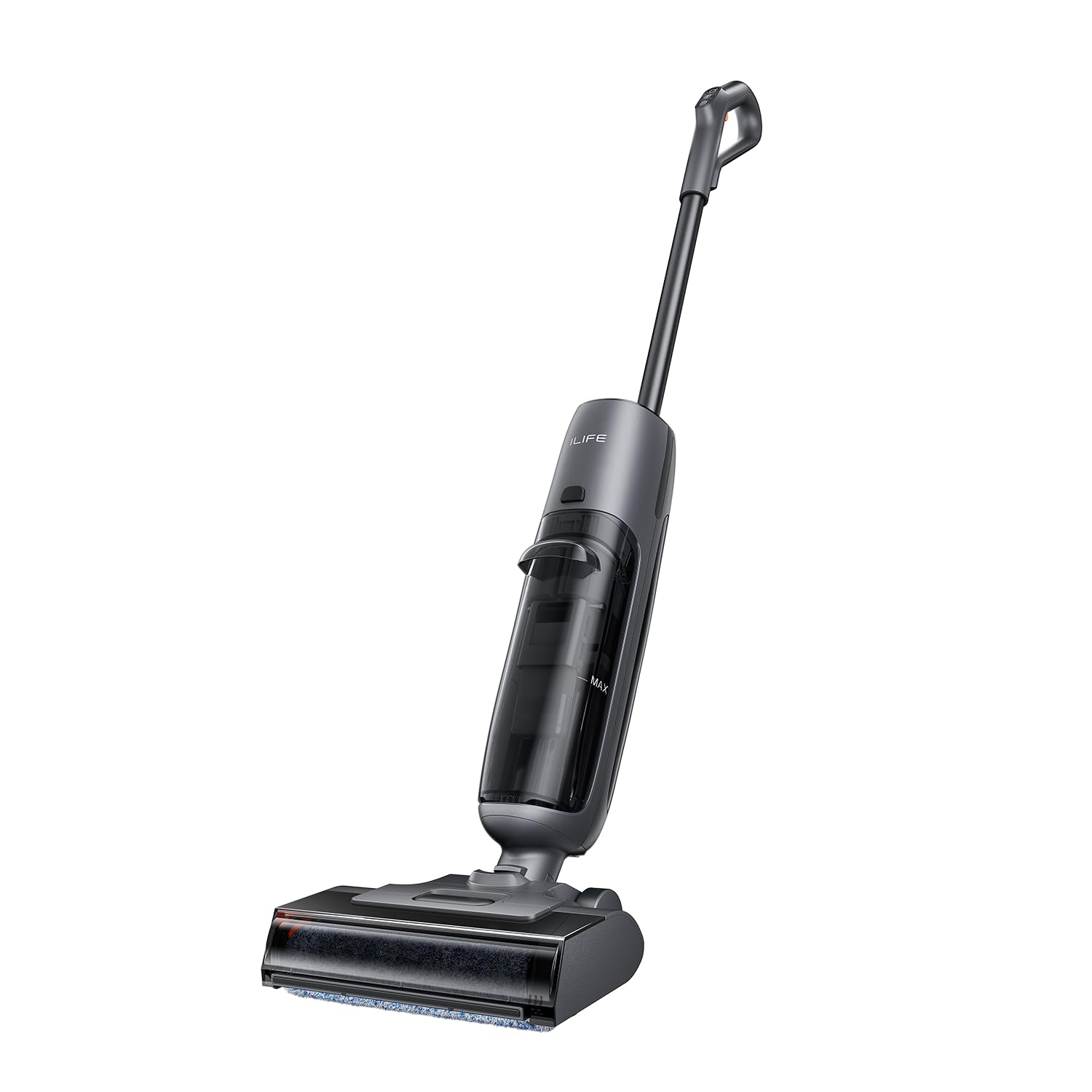 Ilife W90 Pro Handheld Vacuum Cleaner, Dry & Wet, Larger Dual Tanks, Powerful Suction, OneClick SelfCleaning, RealTime Led Di
