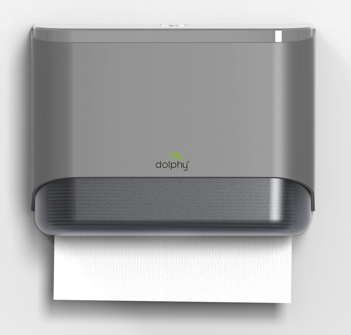 Dolphy Abs Wall Mounted Multifold Mini Hand Tissue Paper DispenserGrey