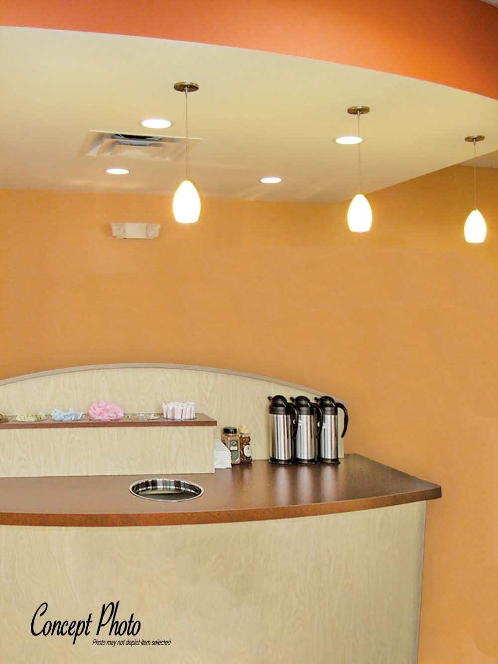 Outwater 12'' (Nominal) Diameter X 1'' Height 304 Polished Stainless Steel Trash Grommets For Countertop Inserted Trash