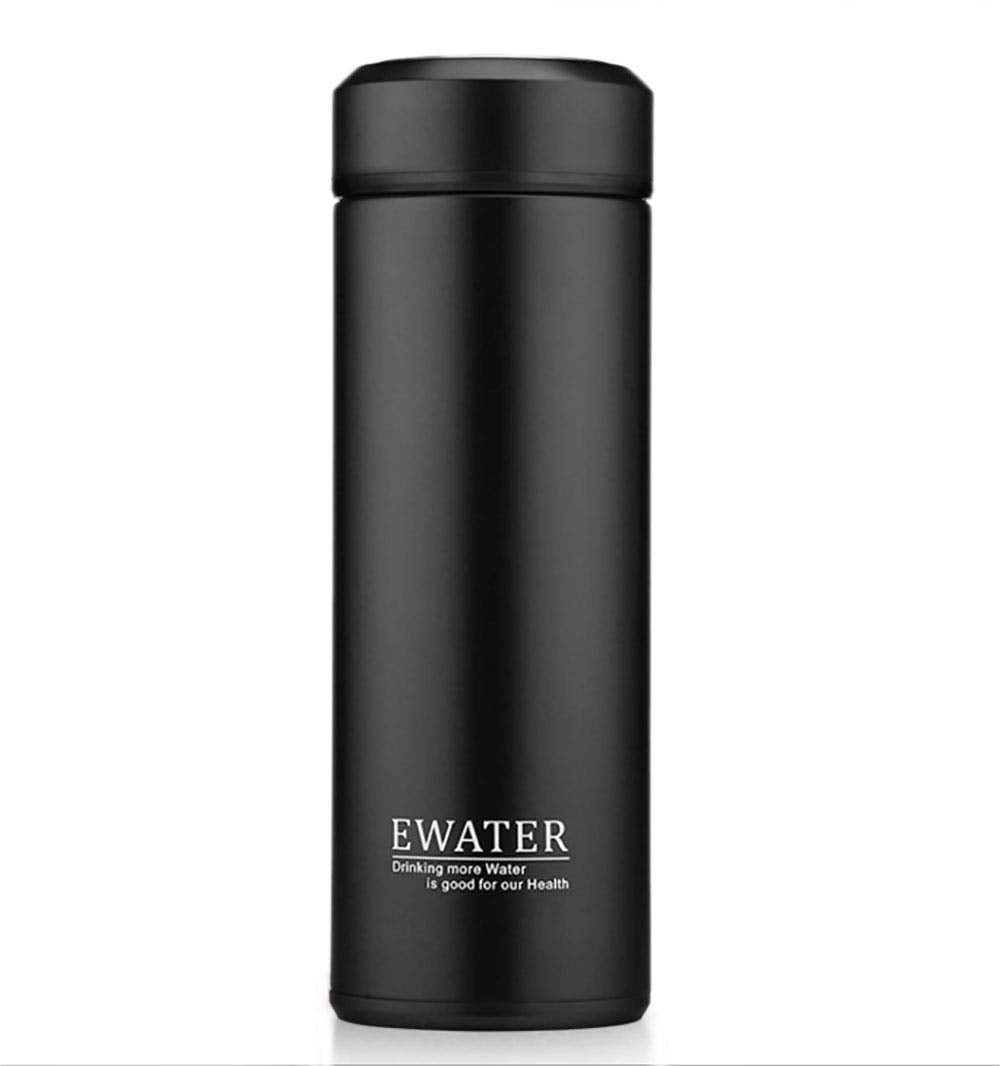 Glass Liner Vacuum Flask Stainless Steel Water Bottle Insulated Travel Coffee Mug,11Oz,9Oz Available (11Oz, Red)