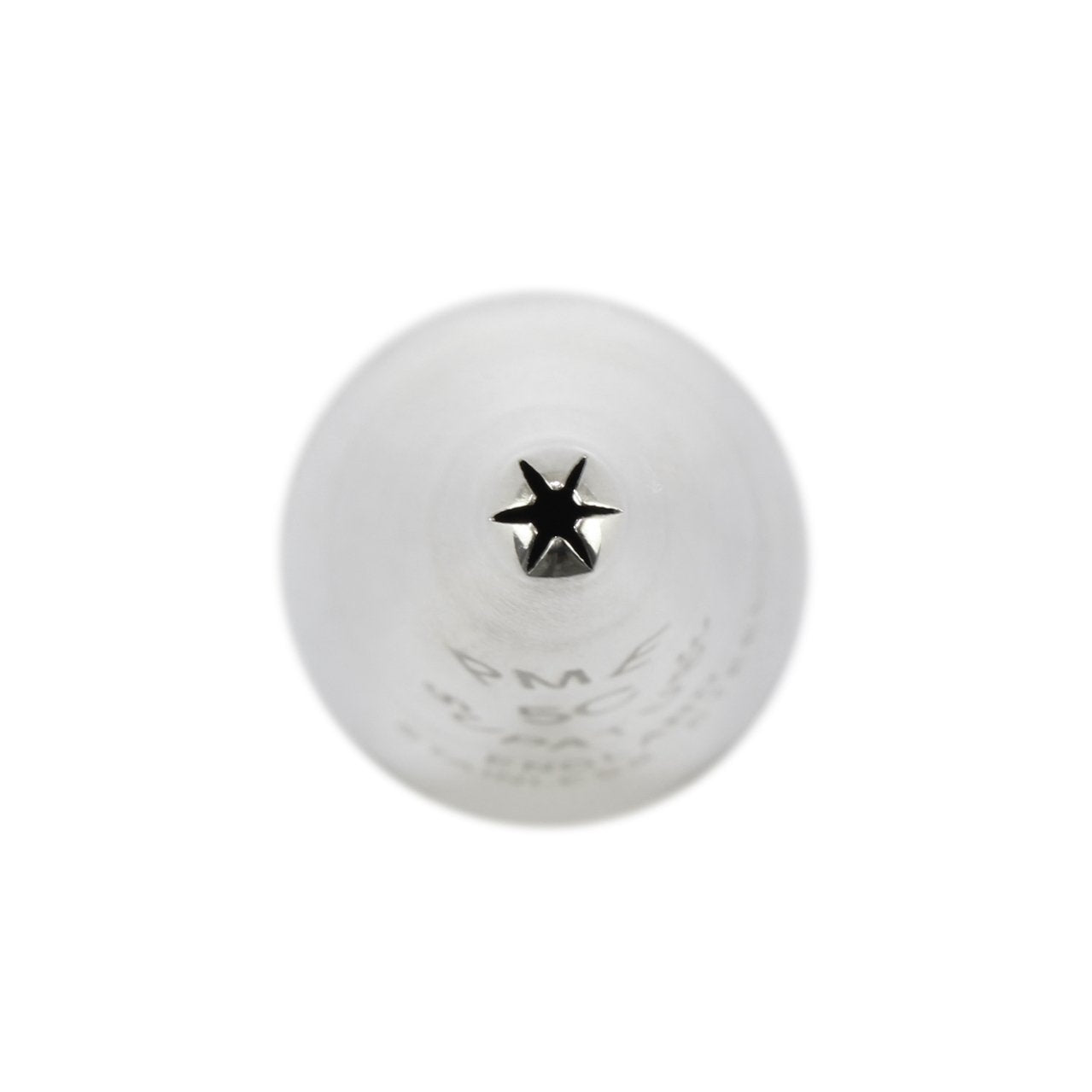 Pme Seamless Stainless Steel Small Closed Star Supatube, Decorating Tip, No. 5C