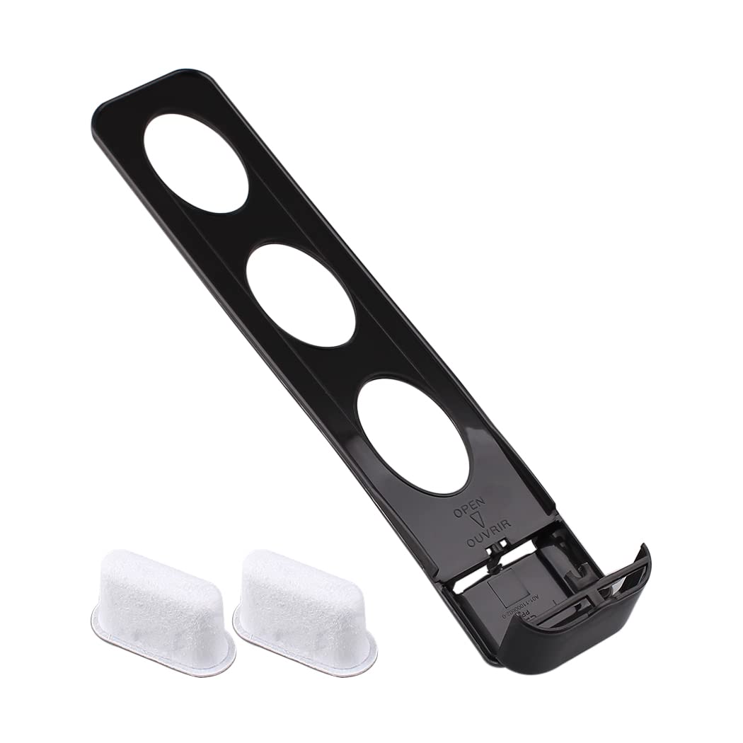 Joyparts Replacement Parts Water Filter Holder With 2-Pack Charcoal Water Filters,Compatible With Cuisinart Coffee Maker (Black)