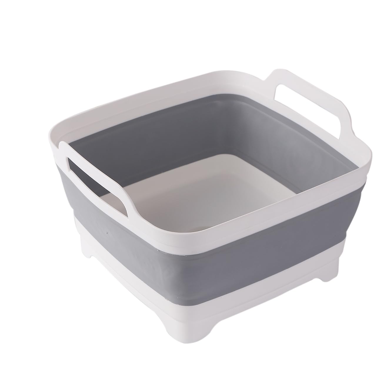 Ddluck Dish Basin Collapsible With Drain Plug Carry Handles For 9L Large Capacity, Washing Basin, Collapsible Dish Tub For Rv Si