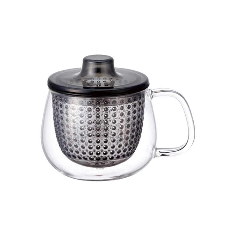 KINTO 22917 UNITEA Unimag, 11.8 fl oz (350 ml), Gray, Heat Resistant Glass