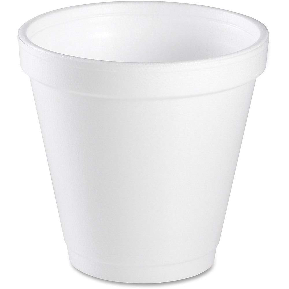 4 Oz Foam Hot / Cold Cups 50 / Bag In White