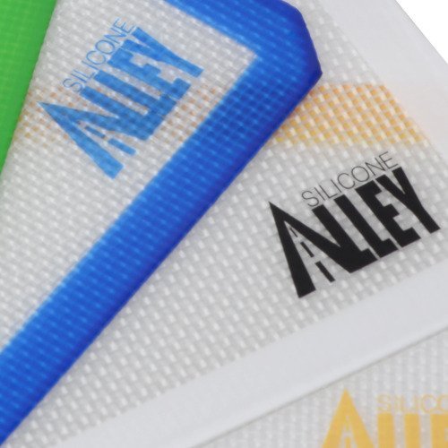 Non-Stick Mat Pad [4 Pack] / Silicone Rolling Baking Pastry Mat Small Rectangle 5'' X 4'' Assorted