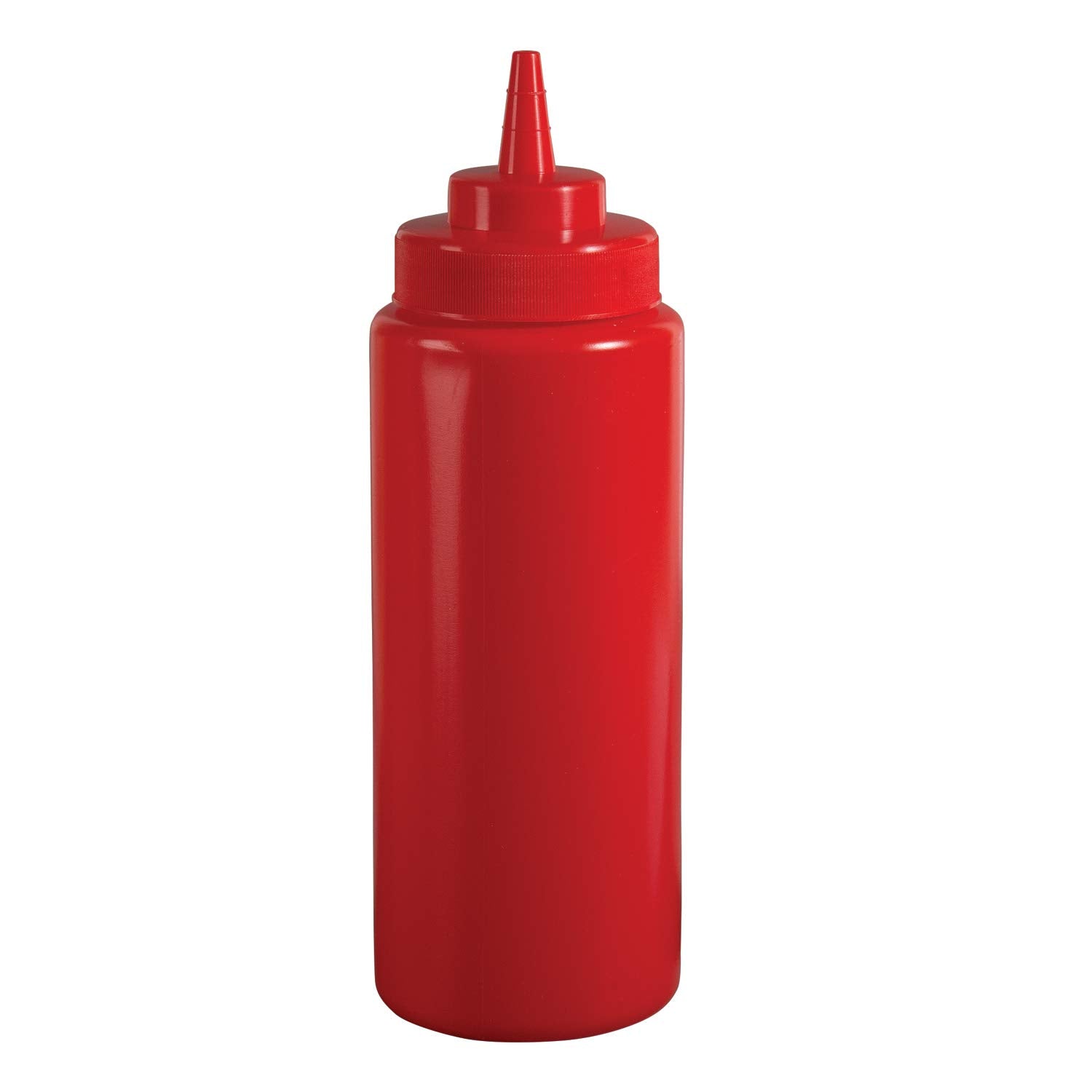 Update International Sbr-24 24 Oz. Red Squeeze Bottle (Pack Of 6)